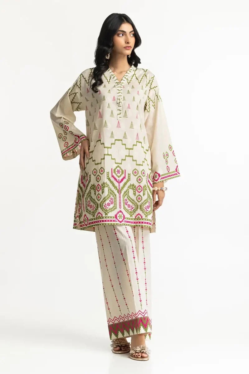 Jacquard Shirt And Printed Trouser IUSTTS-224 - Image 7