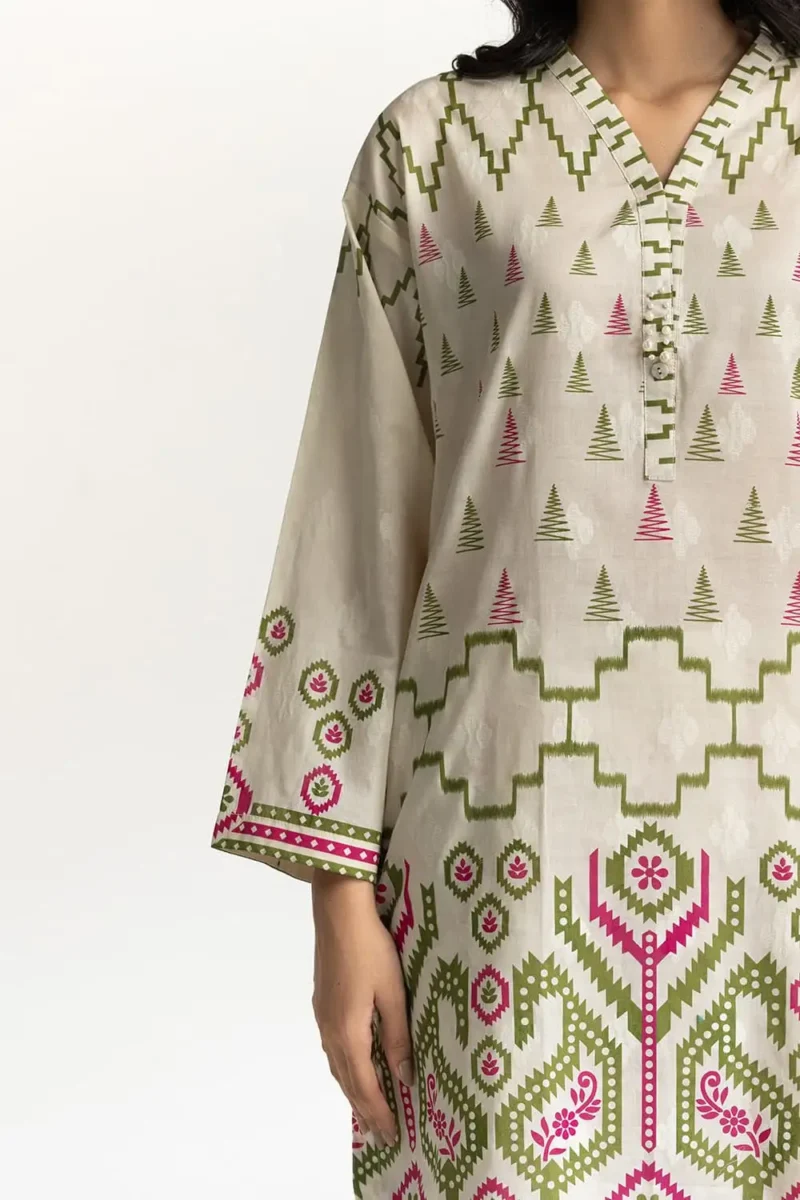 Jacquard Shirt And Printed Trouser IUSTTS-224 - Image 5